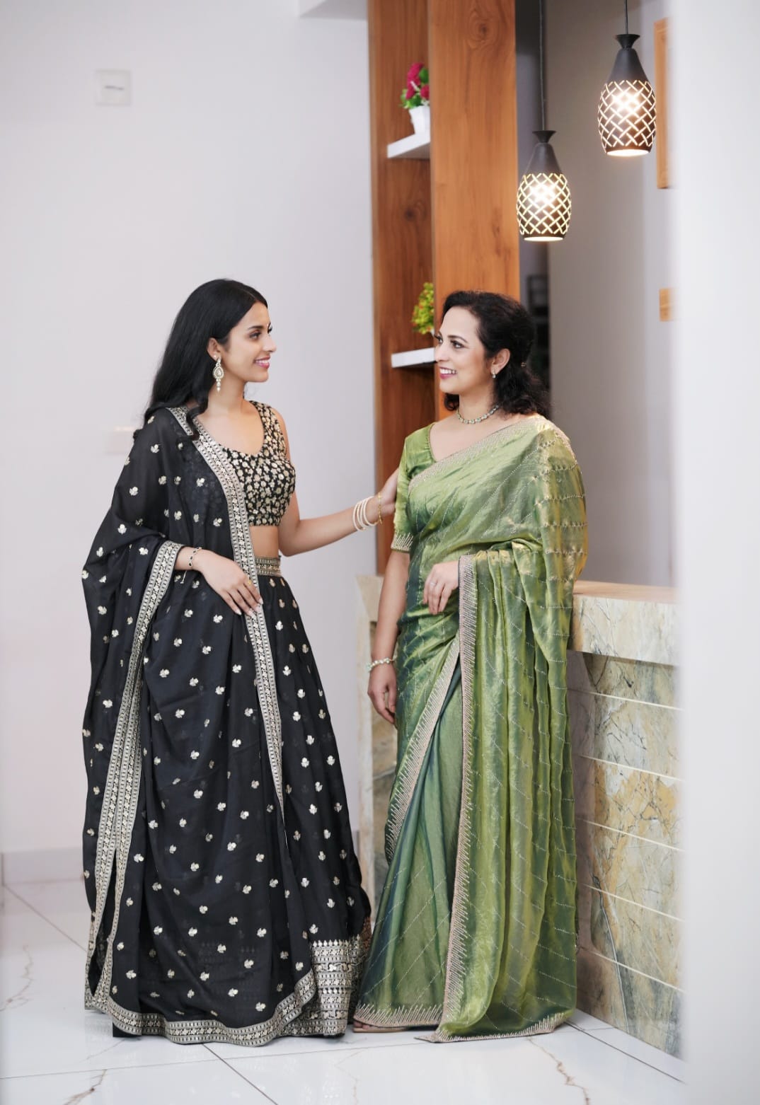 Elegant festive saree